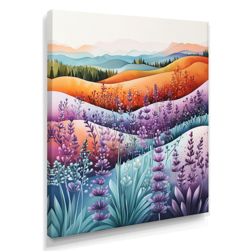 Jacolby - impressions murales florales, H 40 po x l 30 po, Toile tendue, Ne s’applique pas