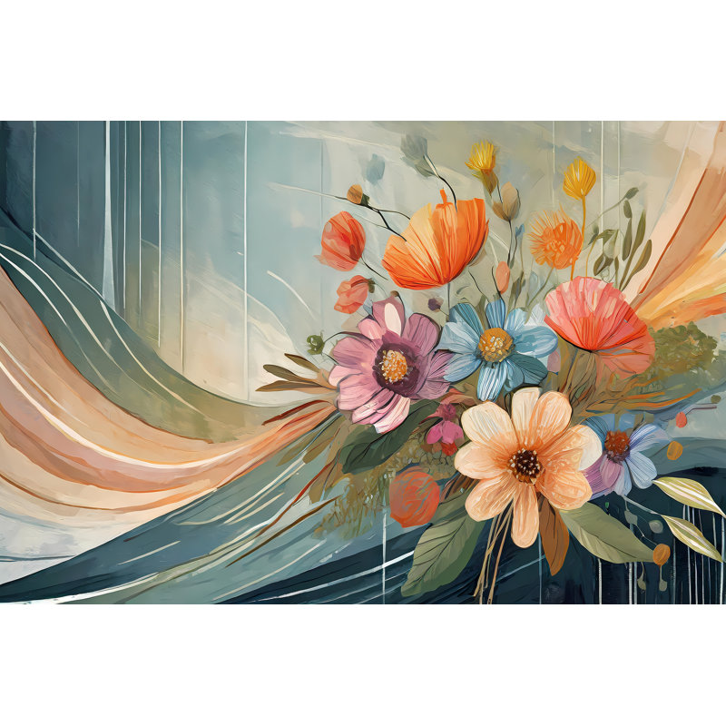 Bouquet de jardin, H 20 po x l 30 po