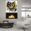 «Cat Abstract 1» par Rey Klimt, art mural en verre acrylique-569512205