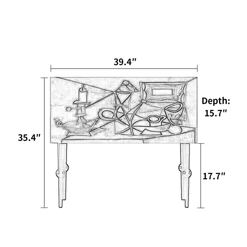 Armoire décorative de rangement domestique
