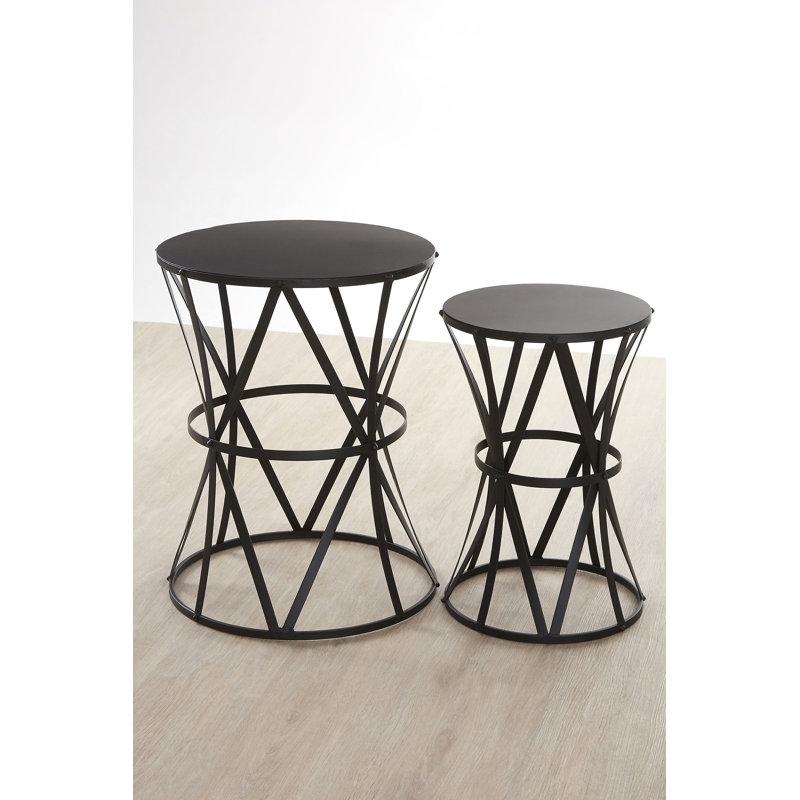 Lizeth Drum Nesting Tables