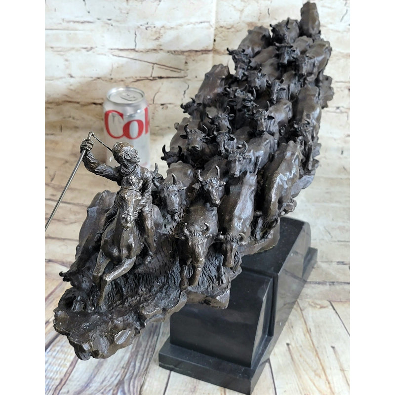 Carlissia Cattleman Sculpture, C.M. Art Russell