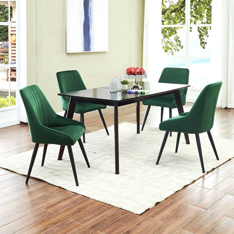 Cornwell Upholstered Dining Chair, Dark Green