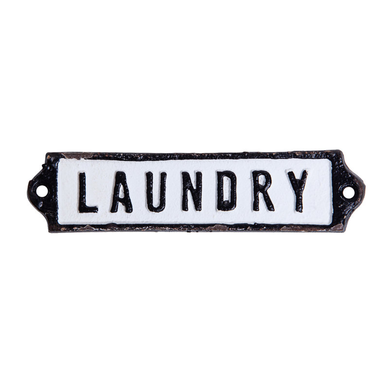 Laundry Door Sign Wall Decor