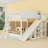 Loft Bed With Storage Shelves, Ladder, Guardrails And Built-In Slide-1706929255-1706929253