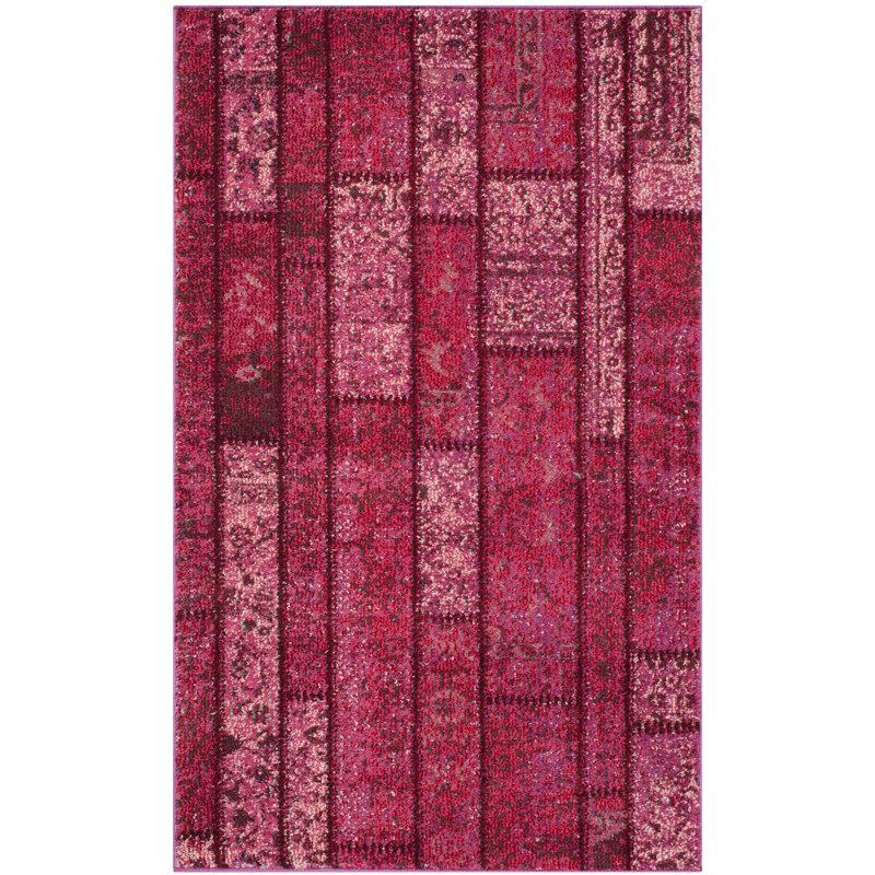 Mckinney Geometric Hand Woven Area Rug, Rectangle 91 x 152 cm