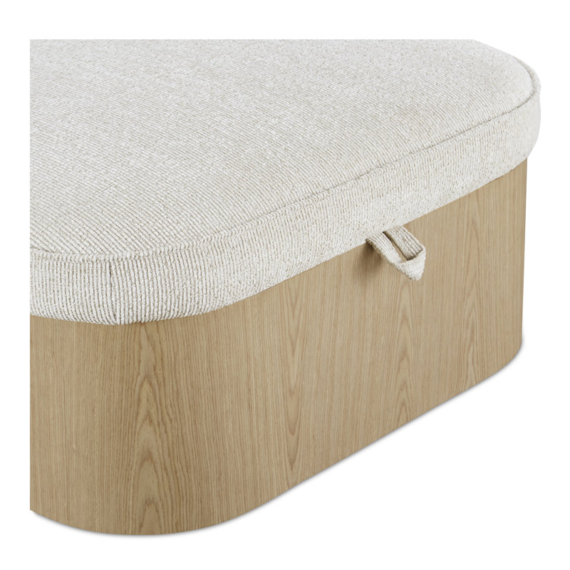 Sonny Square Standard Ottoman, Ash