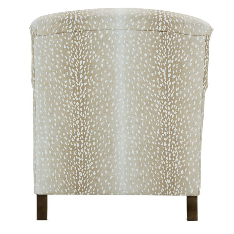 Marleigh Armchair, Chocolate, Wheat Linen (11168-58)