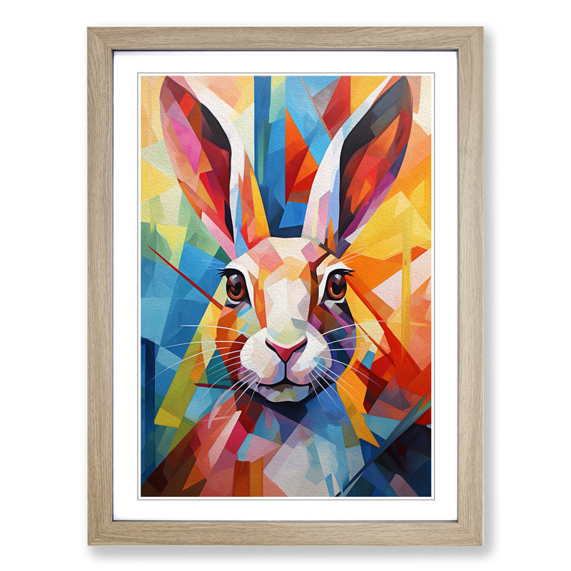 Hare Abstract No.2 - Framed Print