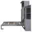 Grey Bed With Led Lights And Mattress Holder, - Space Saving For Multi Rooms Homes Shelf Drawer, Furniture Gyms-994809337-994809342
