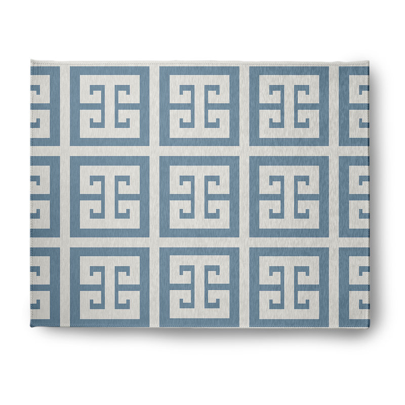 Chenille Geometric Indoor Rug, Rectangle 8' x 10'
