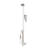 1-Light Chrome Pendant With Clear Crystal-439715008