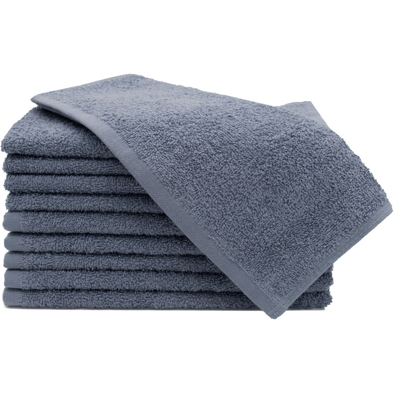 Midweight Fingertip Towel, 30cm W x 50cm L, Grey