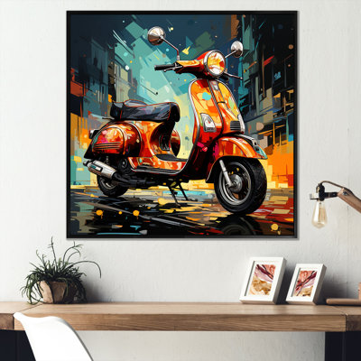 " Pop Art Scooter Commute I "
