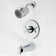 Elinvar Tub and Shower Faucet with Rough-in Valve