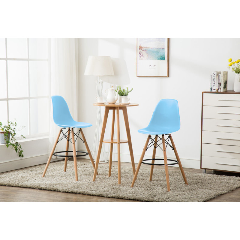Tabouret de bar 27,6 po Azanae, Bleu
