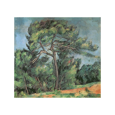 The Large PinePaul Cézanne, estampe numérique