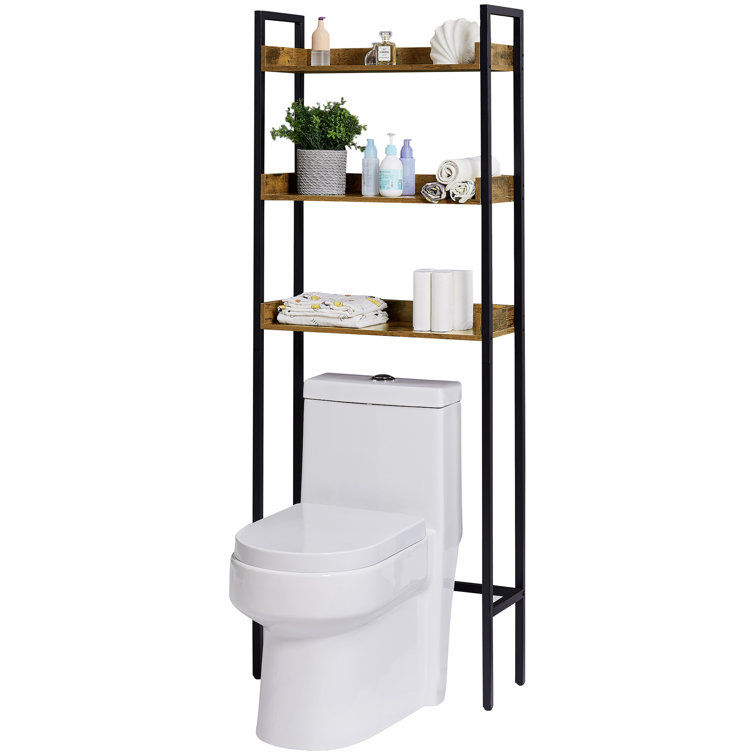 Merrisa Over-the-Toilet Storage Rack 3-Tier Bathroom Organizer Shelf Freestanding Space Saver Stand 17 Stories