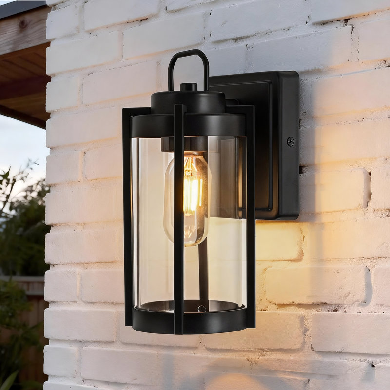 Amyann - 11In 1-Light, Clear Glass, Wet Rated, 10.5" H x 4.5" W x 5.5" D