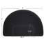 3' x 4' Hard Floor Anti Fatigue Semicircle Barber Chair Mat