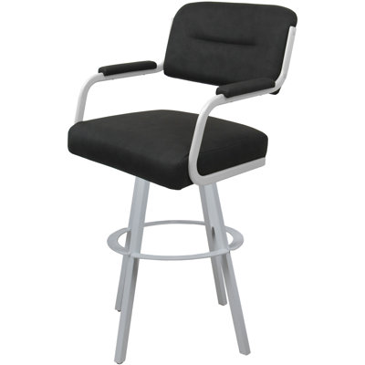 Kambria Swivel Metal Extra Tall Bar Stool 34" Seat On Warren Base