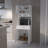 Bay Area Pantry, Two Door Cabinets, One Drawer, Four Adjustable Metal Legs-833456839