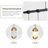 6 - Light LED Kitchen Island Pendant