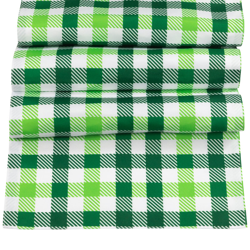 Chemin de table en polyester Gingham