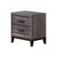 Table de chevet gris MIRAGE-1660559676