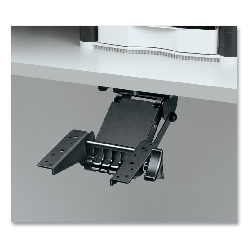 Fellowes® Underdesk Fully Adjustable Keyboard Plat 1'' H x 8.5'' W Desk