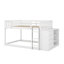 Lit superposé double au-dessus de double avec tiroirs et tablettes-755176076
