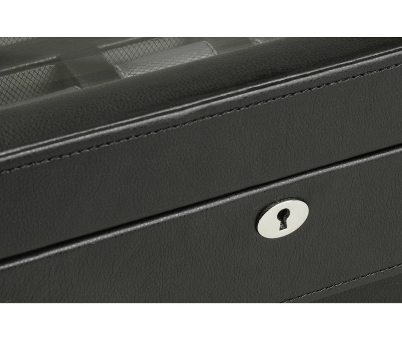 Watch Box, 4" H x 12.5" W x 9.75" D