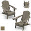 Felten Plastic Folding Adirondack Chair-1301260104