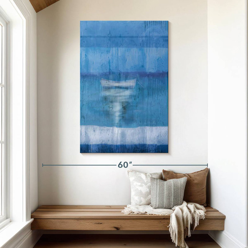 Avery Blue Boat, 48" H x 32" W