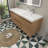 Wall Mounted 1 Single Vanity Bathroom Vanity With Acrylic Top-1374664429