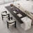 Black Rectangular Solid Wood desks-107970692