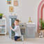 Ensemble de cuisine en bois avec grand réfrigérateur, évier et ensemble d'accessoires 12 pièces Teamson Kids Little Chef Chester-116484500