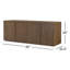 Leo 82'' W Solid Wood Sideboard-630223719
