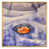 Toile avec cadre flottant or