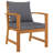 Klakki 5 Piece Lounge Chair with Cushions-571793622-571904182