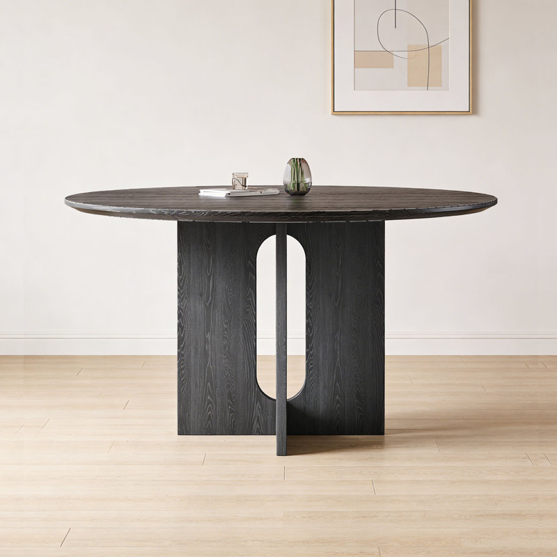 Table de salle à manger Vintage Vintage, H 29,5 po x L 59,1 po x l 59,1 po