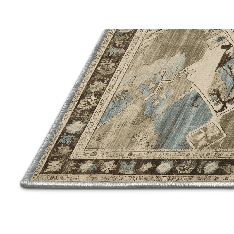Legacy Flourish Rug, Rectangle 6' x 9'