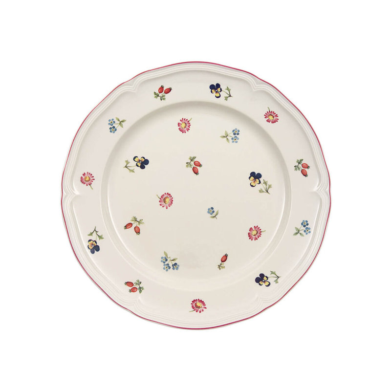 Petite Fleur 3 Piece Porcelain Place Setting, Service for 1