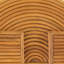 Cypress Free Form Rattan Mirror