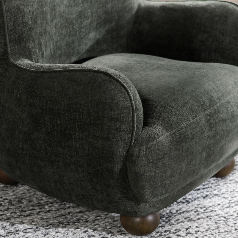 Penelope Upholstered Armchair, Green