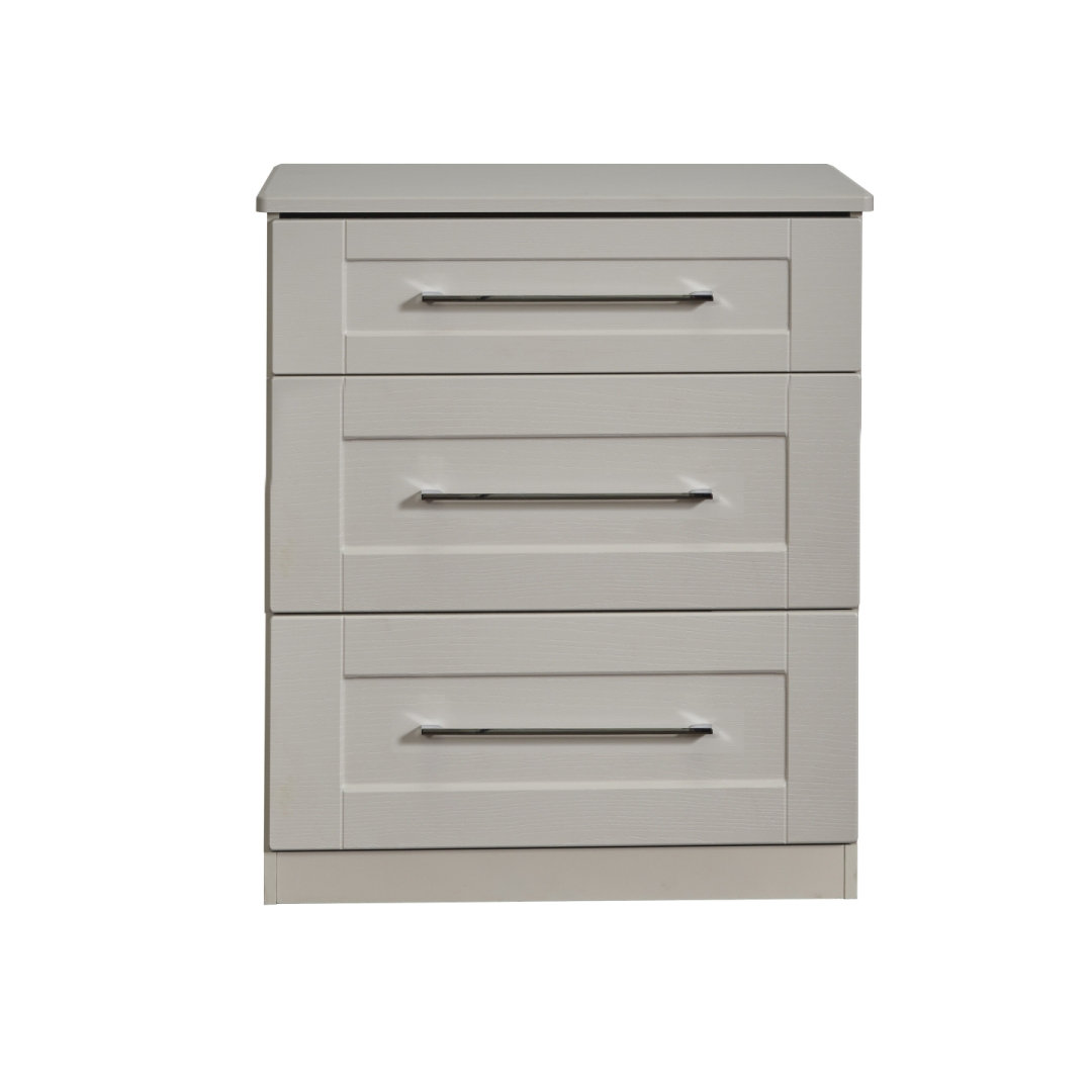 Fully Assembled Yentin 3 Drawer 76.5Cm W Chest of Drawers