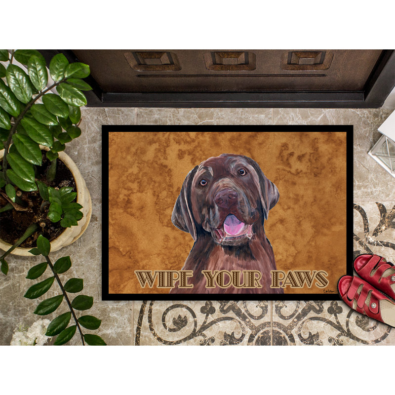 Paillasson d’intérieur antidérapant Labrador strattanville, Rectangle 2 pi x 3 pi