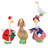 Large Goose and 3 pc Holiday Outfit Bundle