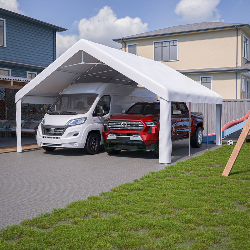 Party Tent Heavy Duty Wedding Tent Large Outdoor Canopy Carport With Storage Bags & Removable Sidewalls