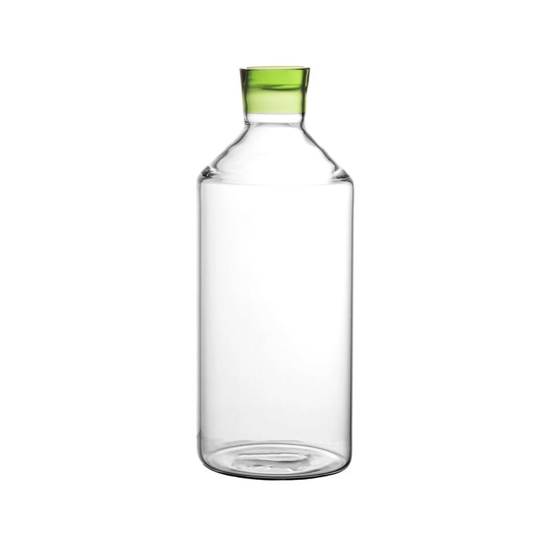 Carafe en verre borosilicaté Tara, Vert